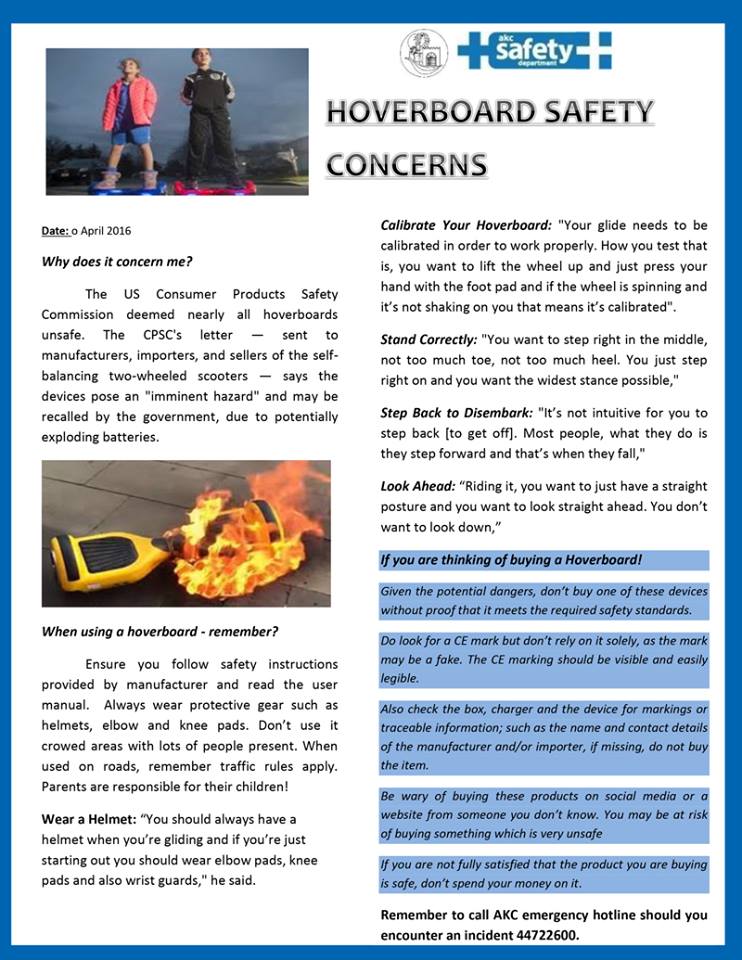 Hoverboard Safety Concerns