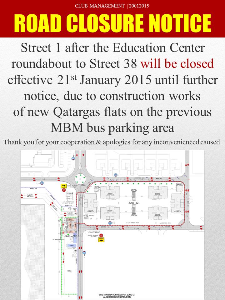 Road Closure Notice