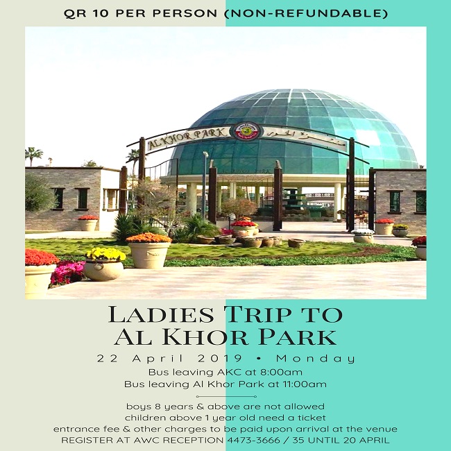 Ladies Trip to Al Khor Park