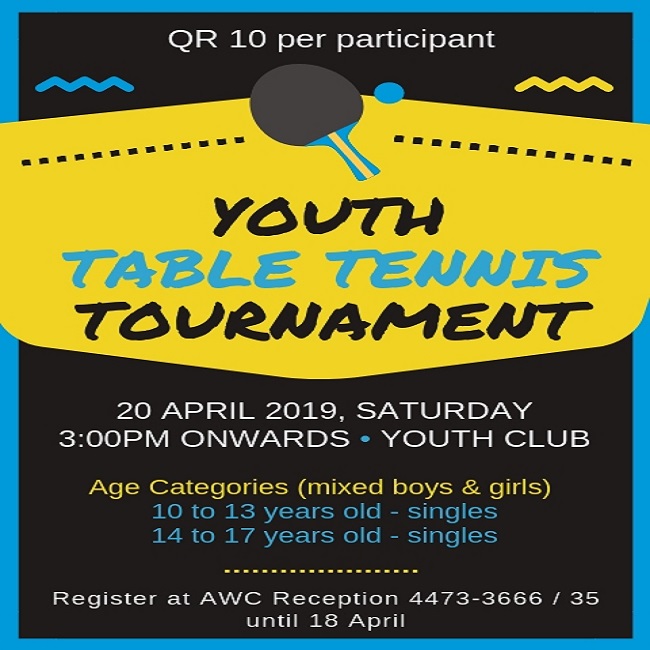 Youth Table Tennis Tournament